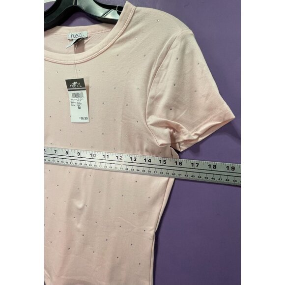 Rue 21 - Women's Short Sleeves T-Shirt - Pink - Medium - Picture 3 of 12